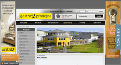 Desktop Screenshot of gastroprodejna.unita.cz