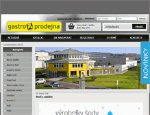 Tablet Screenshot of gastroprodejna.unita.cz